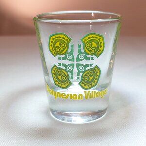 Disney Vintage 1970s Polynesian Village Tiki Shot Glass